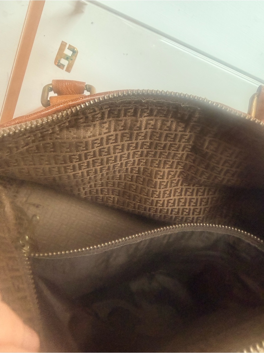 ⭐️⭐️ Rare Fendi Boston Bag - S.A.S. Roma hand-woven "intrecciato" leather design - Picture 10 of 12